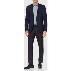 Seidensticker Herren Business Hemd Langarm - Blue