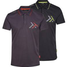 Regatta Pack Workwear Polo Shirts Blk/IronComb