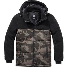 Brandit Jackson Teddy Jacket Men - Black/Dark Camo