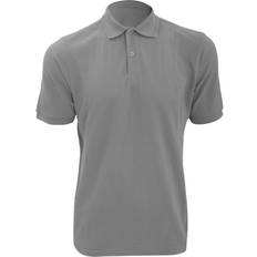 Multicoloured Polo Shirts Russell Athletic Mens Ripple Collar & Cuff Short Sleeve Polo Shirt (Light Oxford)