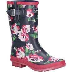 Damen - Rosa Gummistiefel Cotswold Paxford Patterned Wellingtons