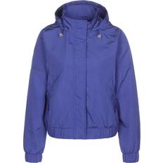 Urban Classics Women's Ladies Oversized Shiny Crinkle Nylon Jacket, Sporty Blue