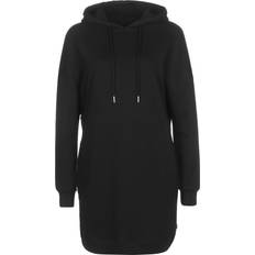 Huva Klänningar Urban Classics Organic Oversized Terry Hoody Dress - Black