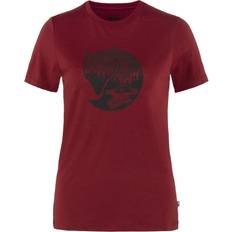 Fjällräven Abisko Wool Fox SS W Pomegranate Dark T-shirts Women