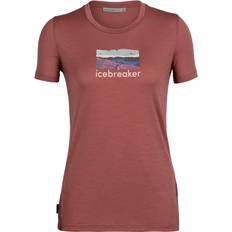 Herre - Rosa T-skjorter Icebreaker Merino Tech Lite II T-shirt Trailhead