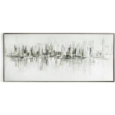 For The Home New York Reflections Framed Canvas Framed Art