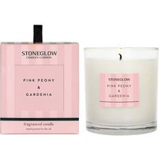 Stone Candlesticks, Candles & Home Fragrances Stoneglow Modern Classics – Pink Peony & Gardenia Woods Scented Candle