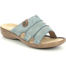 Rieker 60876-12 Regizig Denim Tan Womens Comfortable Sandals