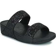 Fitflop Femme Chaussons et Sandales Fitflop Lulu Slide Glitter women's Mules Casual Shoes in