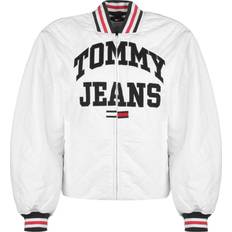 Tommy Hilfiger Unisexe Vestes Tommy Hilfiger Quilted jacket with label lettering in offwhite