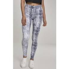 Dame - Gul Tights Urban Classics Ladies Pattern Leggings Snake