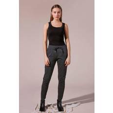 Ichi Women's Kate PA2 Trouser, (Dark Melange 10021)
