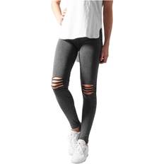 Urban Classics Leggings - Meleerattu Musta