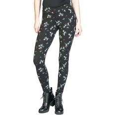 5XL - Femme Collants Urban Classics Leggings AOP - Blackmarble