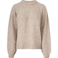 Modström Truce O-Neck - Beige Melange