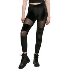 Urban Classics Ladies Ladies Velvet Tech Mesh Leggings