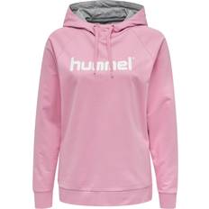 Herren - Rosa Pullover Hummel Go Cotton Logo Hoodie - Rosa