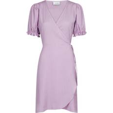 Neo Noir Spang Crepe Dress - Lavender