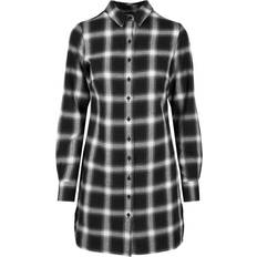 Urban Classics Ladies Cotton Check Shirt Dress