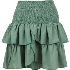 Dame - Grønne Skjørt Neo Noir Carin R Skirt - Balsam Green