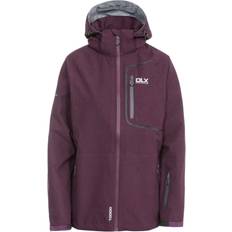 Dam - Skaljacka - Vita Jackor Trespass Kvinnor/Damer Gita II Waterproof Shell Jacket Blackberry Marl