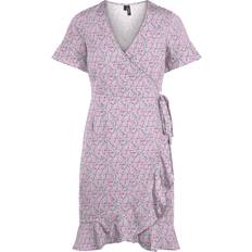 Vero Moda Abito Henna - Blu Chiaro/Verde Chiaro/Bianco