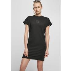 Urban Classics Ladies Cut On Sleeve Tee Dress - Schwarz