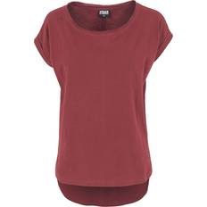 Urban Classics Long Back Shaped Slub Tee - Ladies