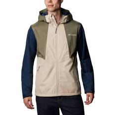 Columbia Regntøy Columbia Inner Limits II Jacket - Ancient Fossil/Coll Navy Blue/Stone Green