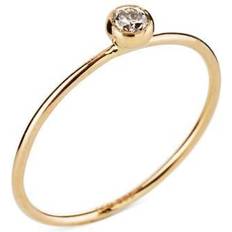 Smykker Susanne Friis Bjørner Karat Ring med Diamant 0,08 Carat