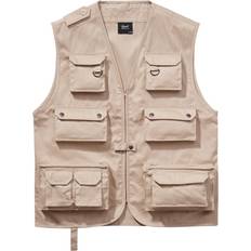 Brandit Vests Brandit Hunting Vest, beige, 7XL, beige, 7XL 7XL