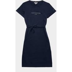 Tommy Hilfiger Gråa Klänningar Tommy Hilfiger Klänning TH Cool Reg Dress SS