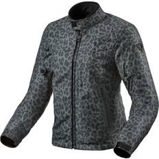 MC-Jakke Rev'It! Shade H2O Dame, Leopard/Mørkegrå Damen