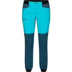 Dame - Turkise Bukser & Shorts Haglöfs Women's LIM Rugged Pant - Maui Blue/Dark Ocean