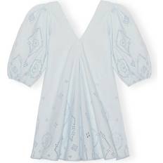 Ganni Broderie Anglaise Mini Dress