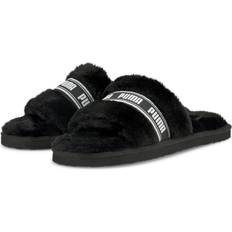 Puma Gummi Pantoffeln & Hausschuhe Puma Fluff Sandalen - Schwarz