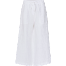 Tommy Hilfiger Linen Wide Leg Crop Byxor