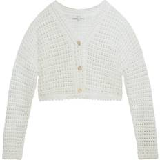 Vince Kofta Crochet Cardigan Hvid, Dame