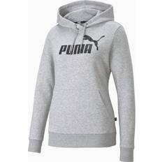 Puma Dame Overdeler Puma ESS Logo Hoodie FL women's sweatshirt, White