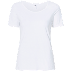 Tops Calida Natural Comfort T-shirt Wit Katoen - Zwart