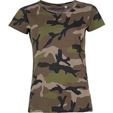 Dame - Kamuflasje Overdeler SOLS Womens/Ladies Camo Short Sleeve T-Shirt (Camouflage)