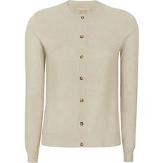 Srmarla New Oneck Cardigan Kvinde Sweaters Regular Fit Ensfarvet hos Magasin Whitecap Gray