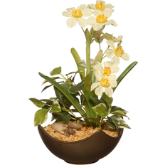 National Tree Company 9" Potted Narcissus Artificial Plant