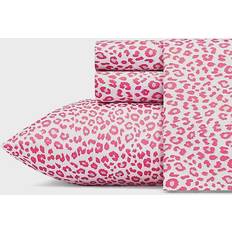 Leopard Bed Sheet Pink (233.68x157.48cm)