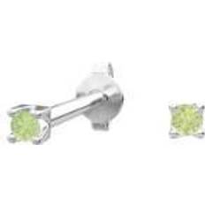 Nordahl Andersen Stud Earrings - Silver/Green