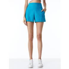 Alice + Olivia Donald High Waisted Shorts - Chambray