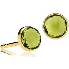 Smykker Izabel Camille Earrings - Gold/Green