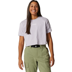 Mountain Hardwear Logo Crop Short Sleeve - Dam Purple Dawn
