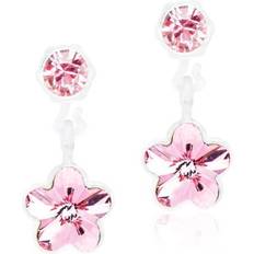 Rosa Smycken Blomdahl Medical Plastic Pendant Flower 4/6mm Light Rose