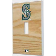 Strategic Printing Seattle Mariners Baseball Bat Design Single Toggle Light Switch Plate